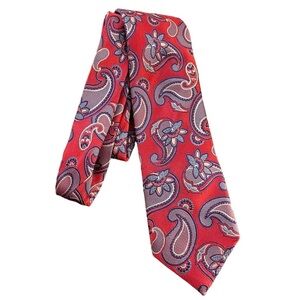 Altea Silk Paisely Tie Pink